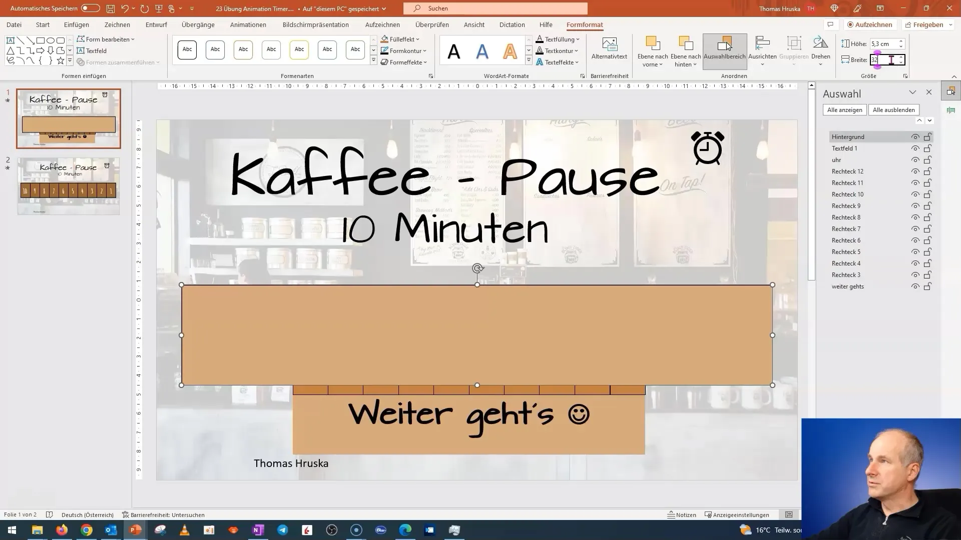 Rediger animationerne i PowerPoint, uden at miste dem