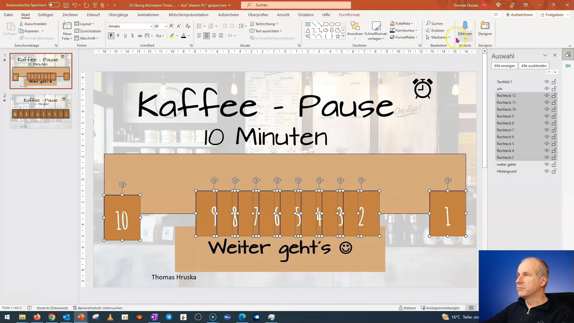 Modifier des animations dans PowerPoint sans les perdre