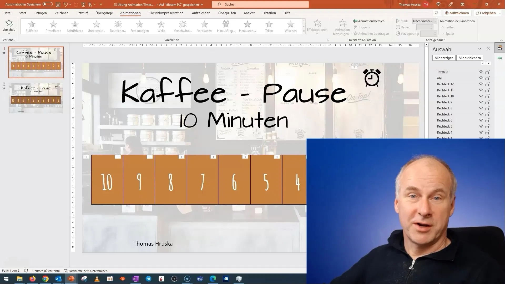 Modifier des animations dans PowerPoint sans les perdre