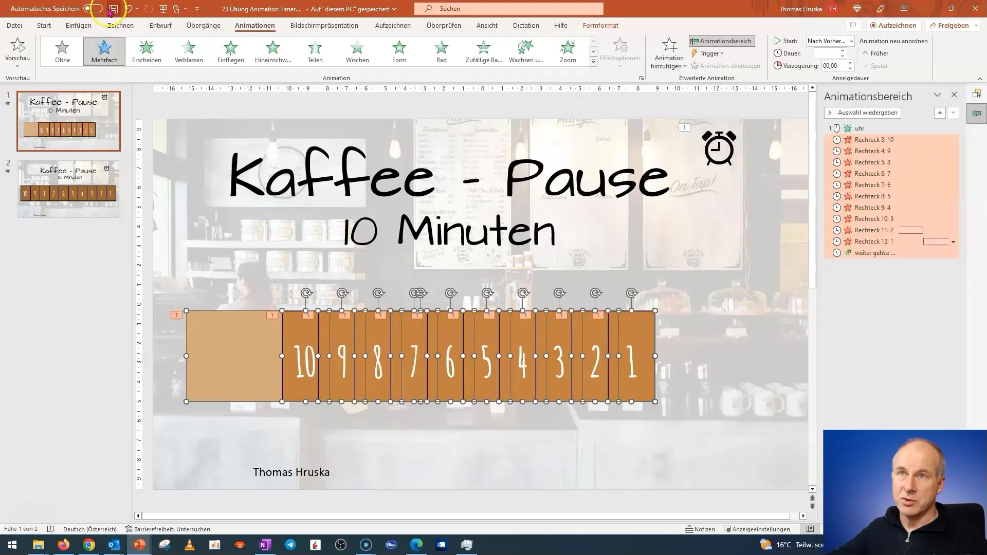 Modifier des animations dans PowerPoint sans les perdre