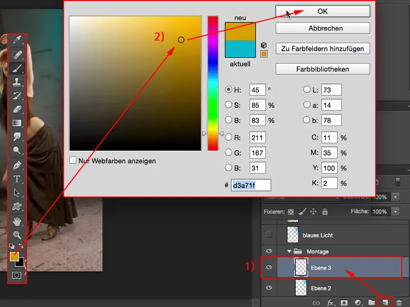 Tampilan & Gaya dengan Photoshop - Garis Kontur dengan Efek Warna