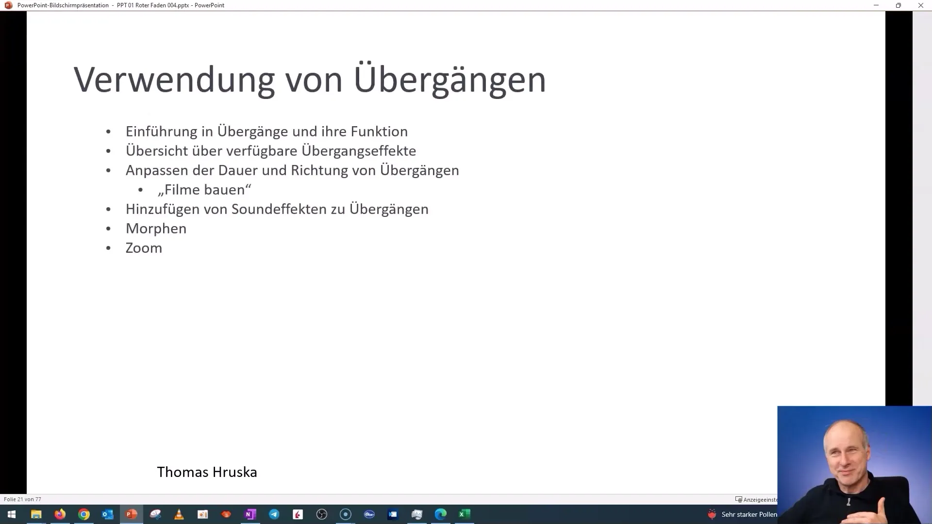 Einführung in PowerPoint-Übergänge: Effektive Gestaltung deiner Präsentationen