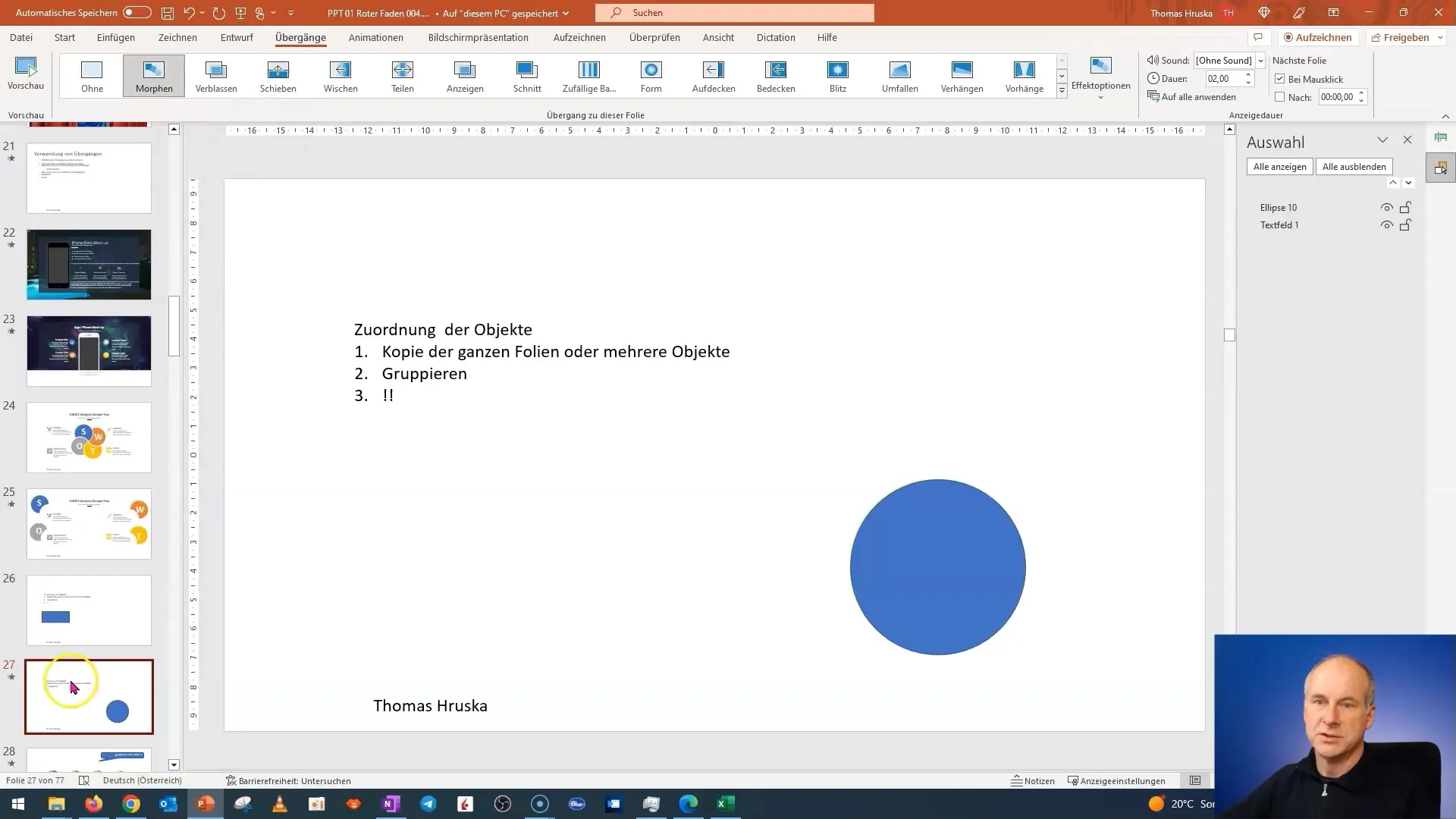 Um guia abrangente sobre morphing no PowerPoint