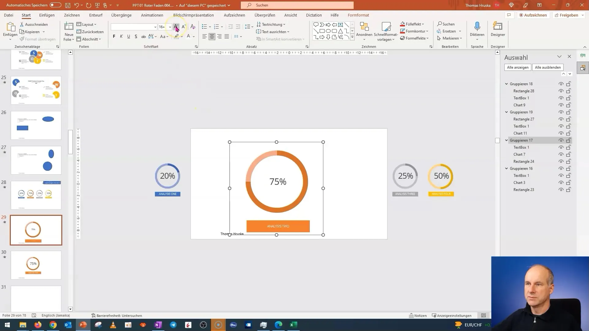 Lag imponerende Morph-overganger i PowerPoint