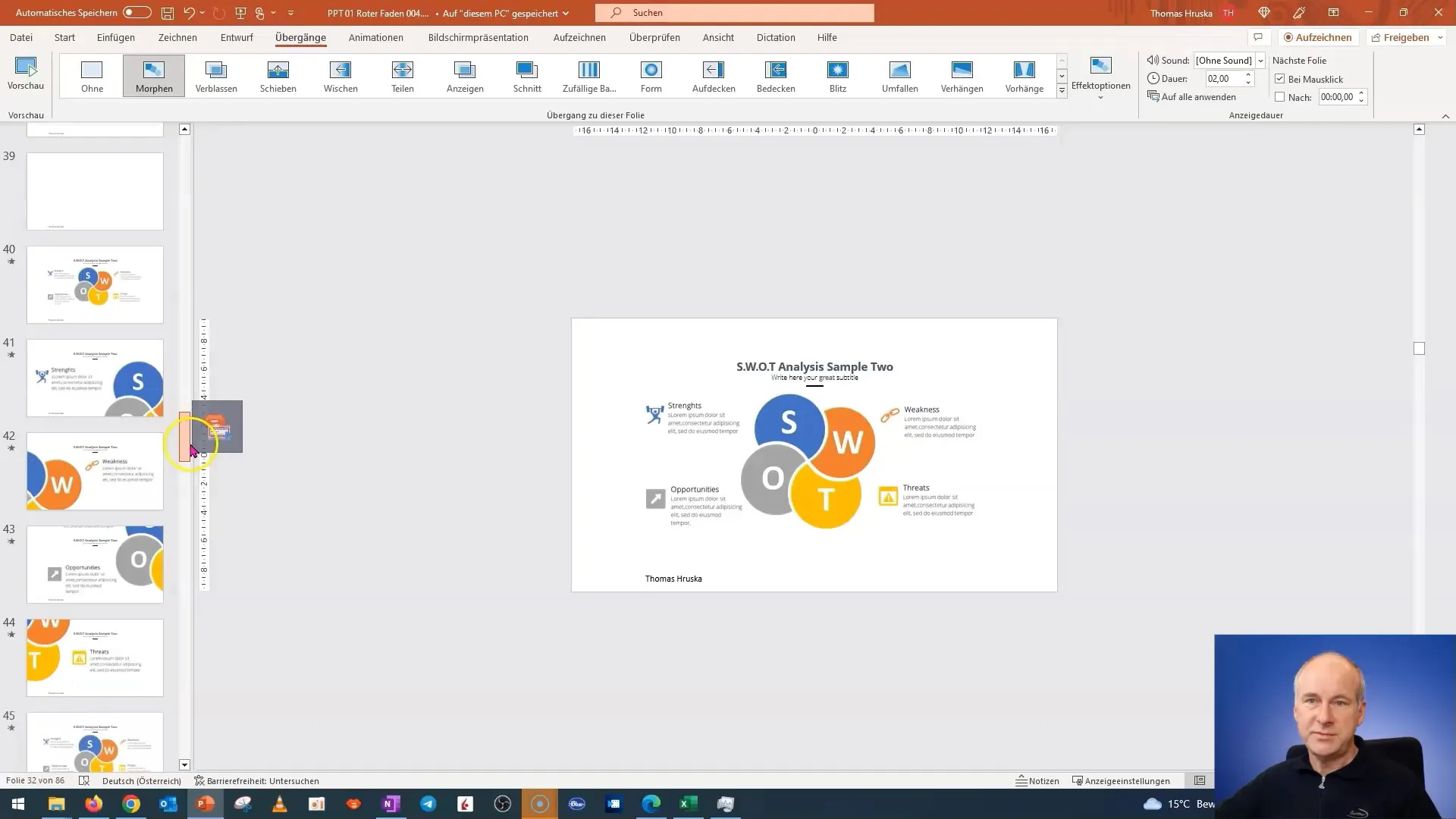 Interactive presentations with PowerPoint: Morphing for maximum impact