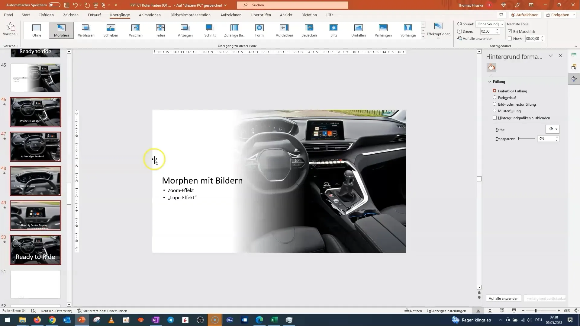 Menguasai Efek Morfologi Gambar dan Efek Lup di PowerPoint