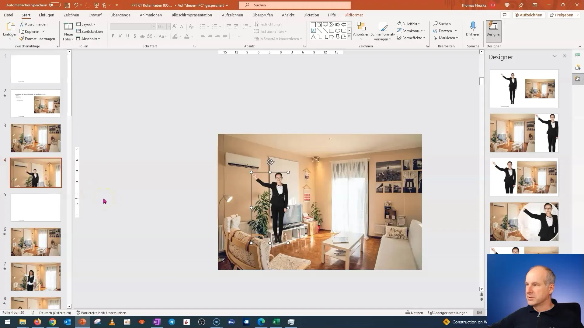 Memorph di PowerPoint: Ide untuk presentasi ruang tamu Anda