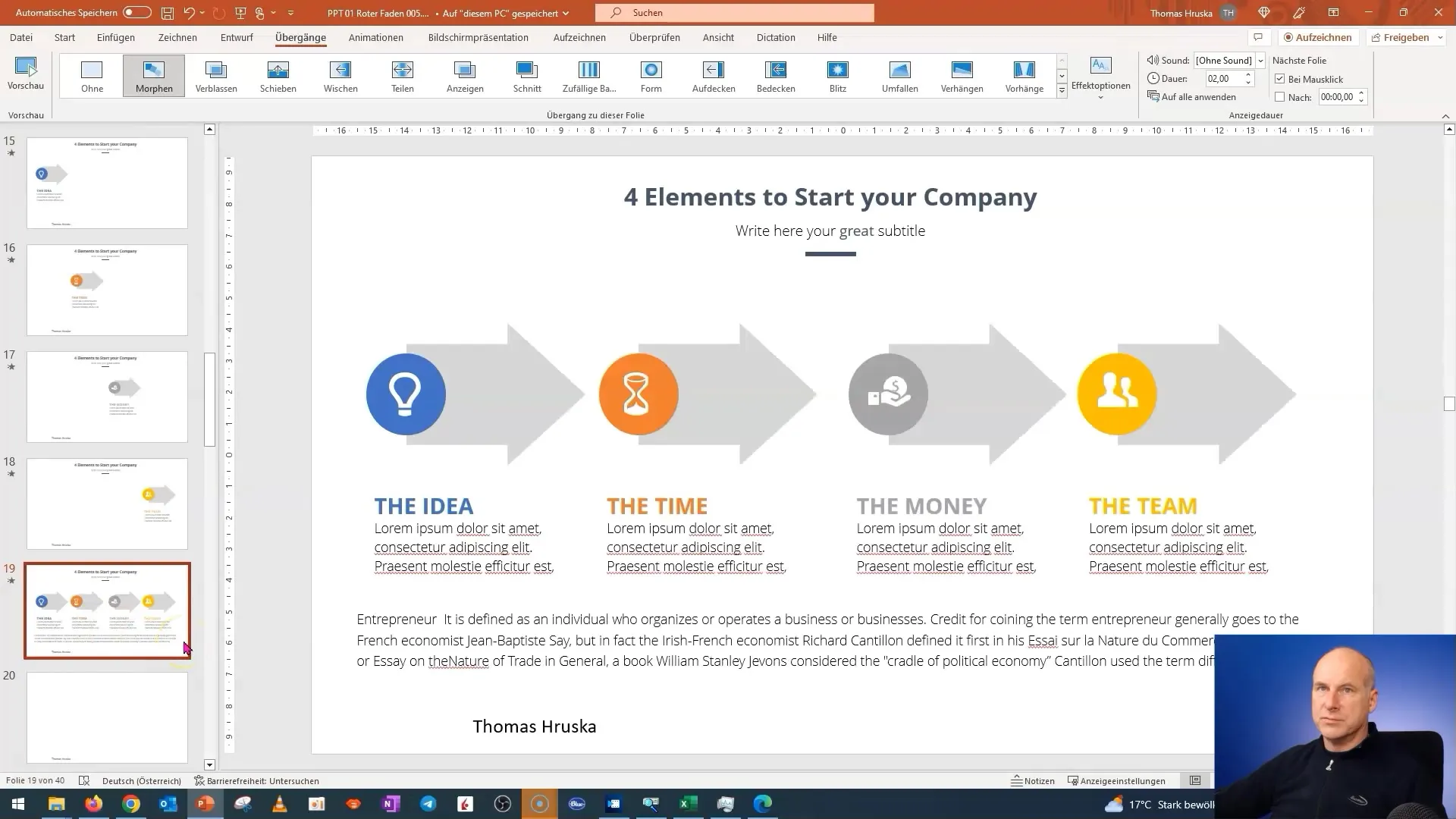 Morph in PowerPoint - How to create visual presentations with effect options