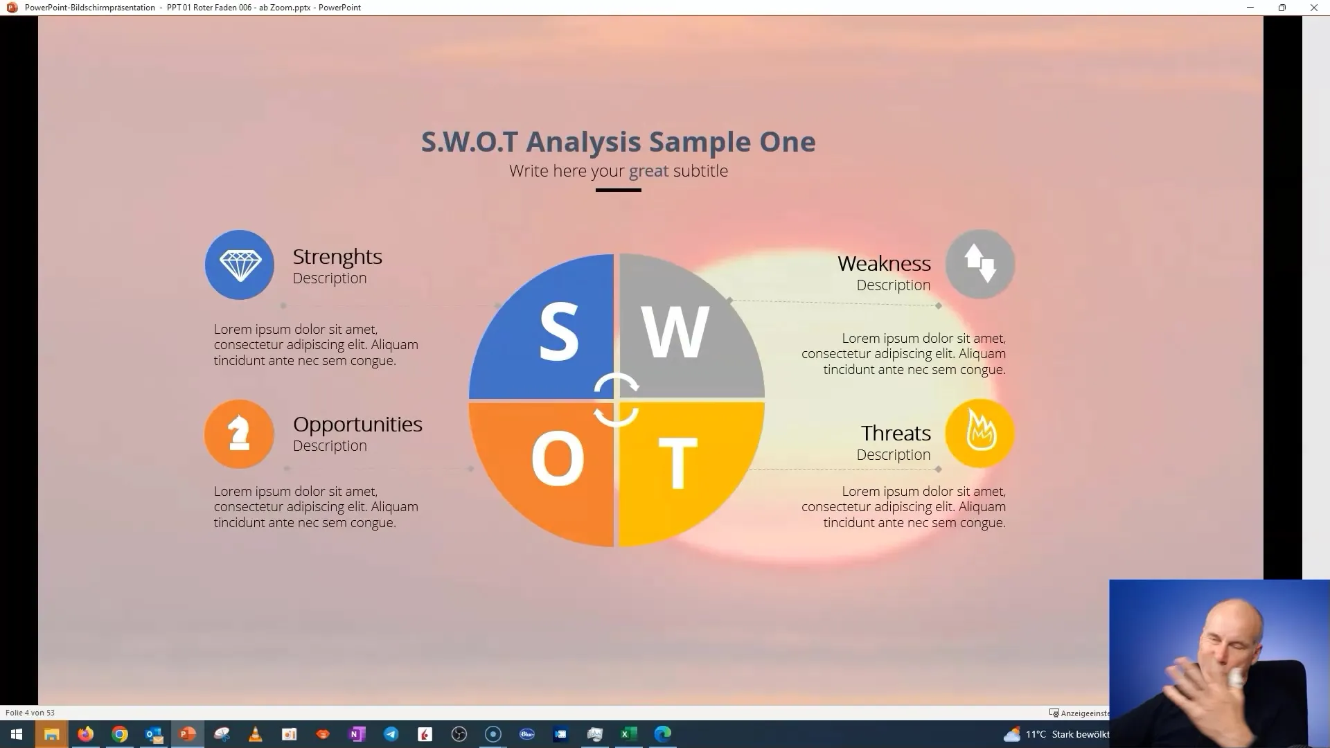 Kursus PowerPoint: Membangun zoom slide secara optimal