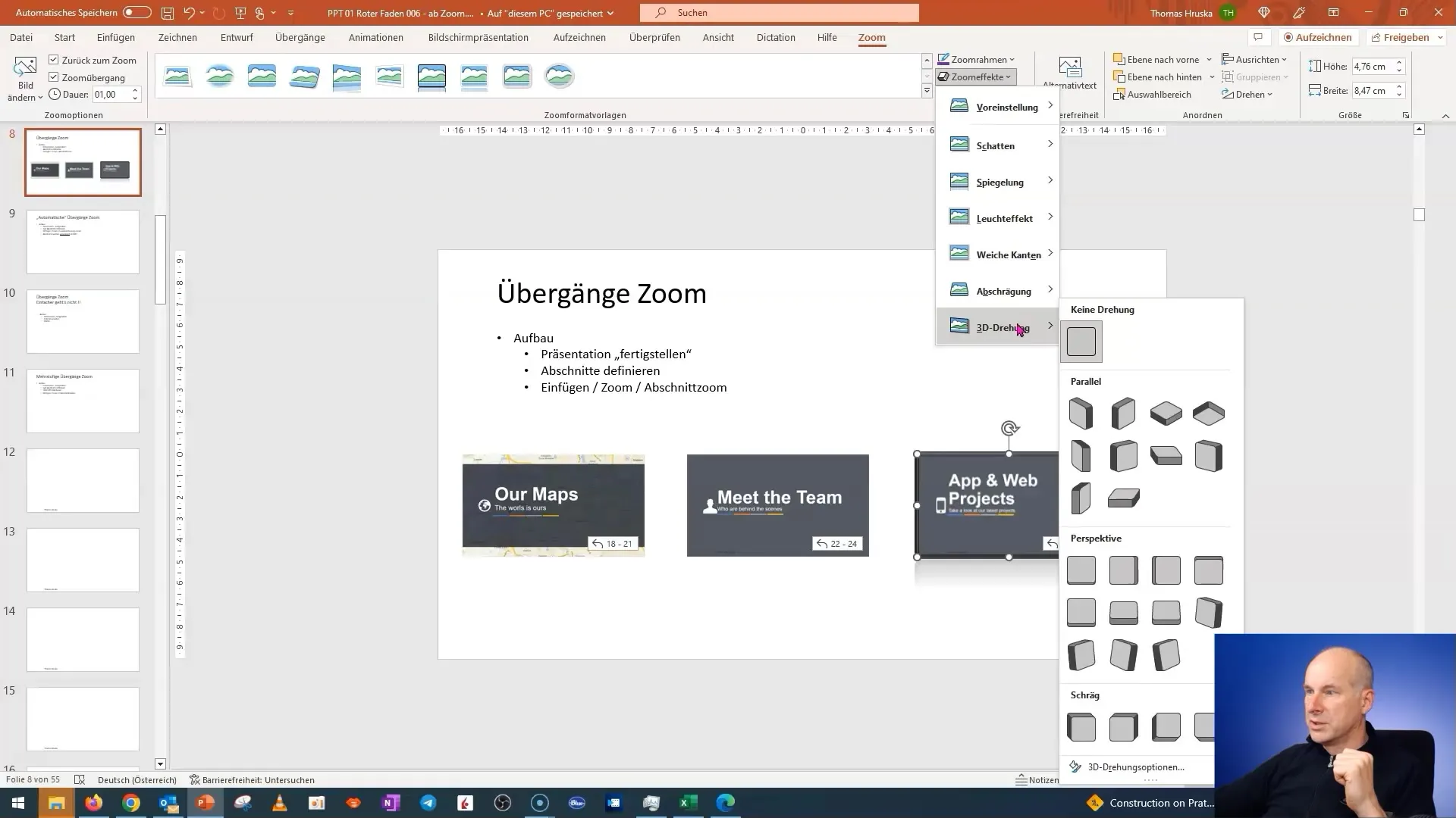 Zoom de section dans PowerPoint - Un guide pour des présentations interactives