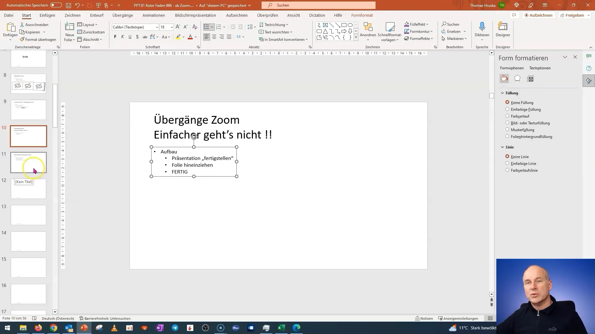 Create impressive presentations in PowerPoint with the new zoom feature