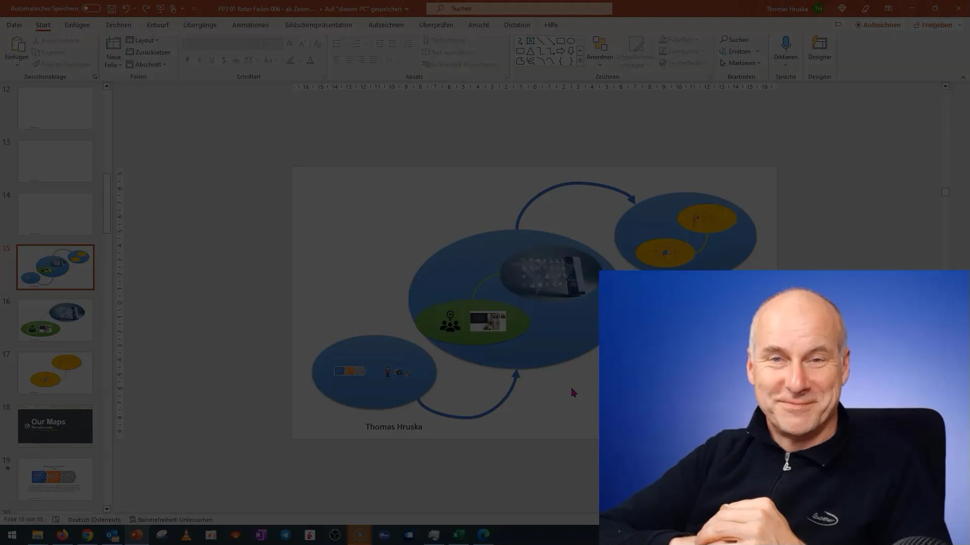 Vytvoření interaktivních prezentací s vnořeným zoomem v programu PowerPoint