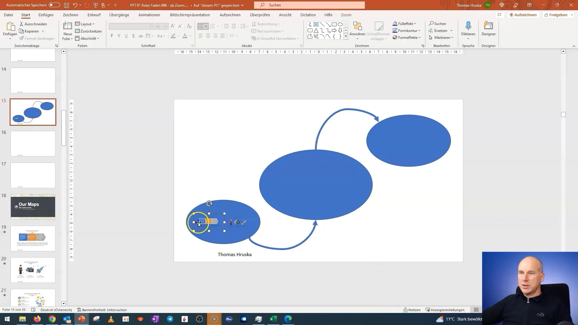 Vytváření interaktivních prezentací s vnořeným zoomem v programu PowerPoint