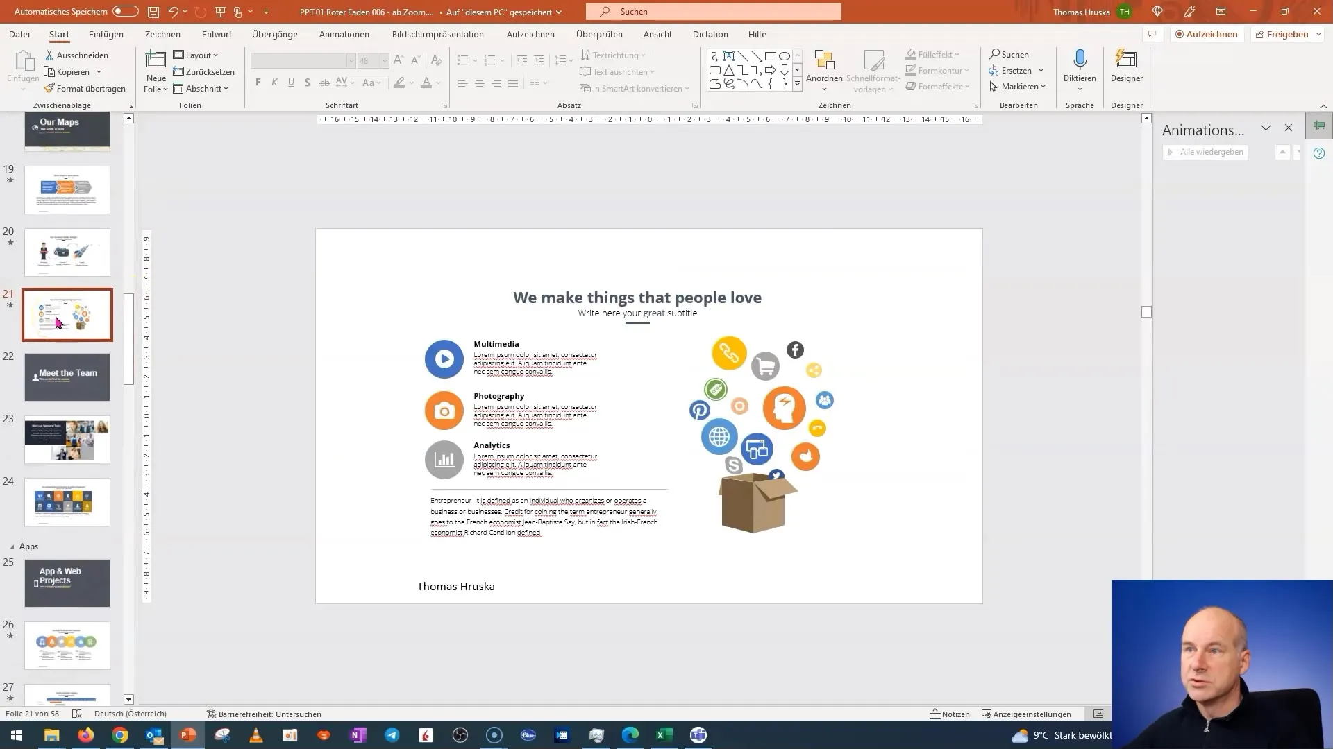 Membuat Dashboard Kachel Interaktif dalam PowerPoint - Bagian 1