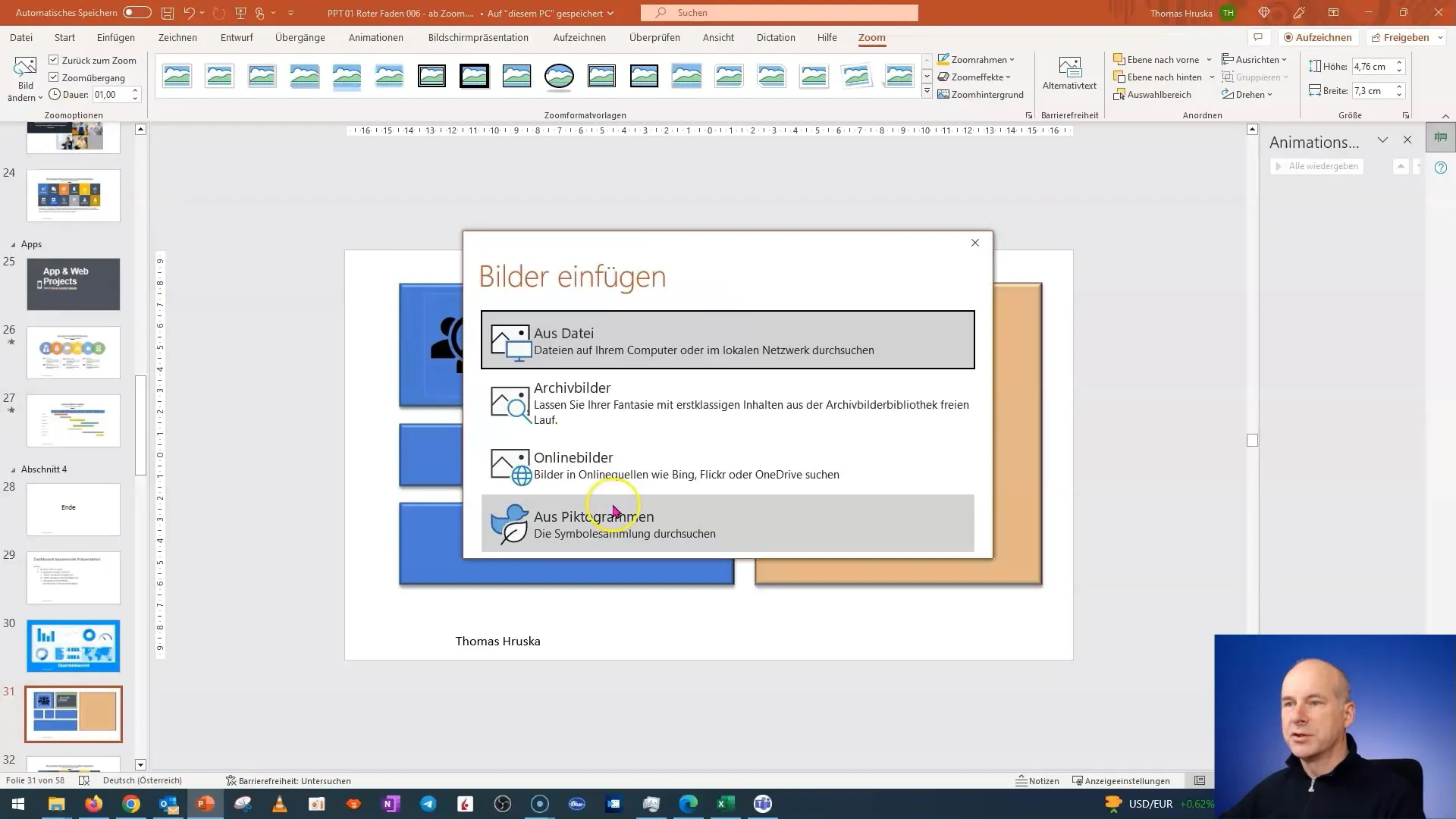 Membuat Dashboard Kachel interaktif di PowerPoint - Bagian 1