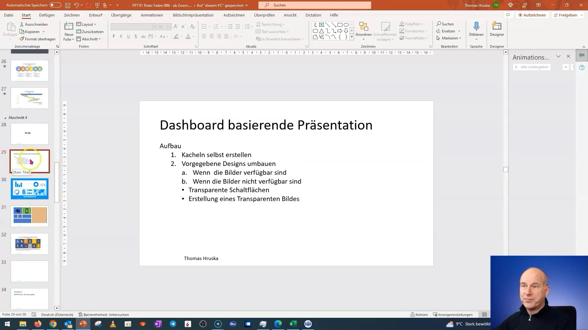 Vytvoření interaktivního dlaždicového dashboardu v PowerPointu - část 1