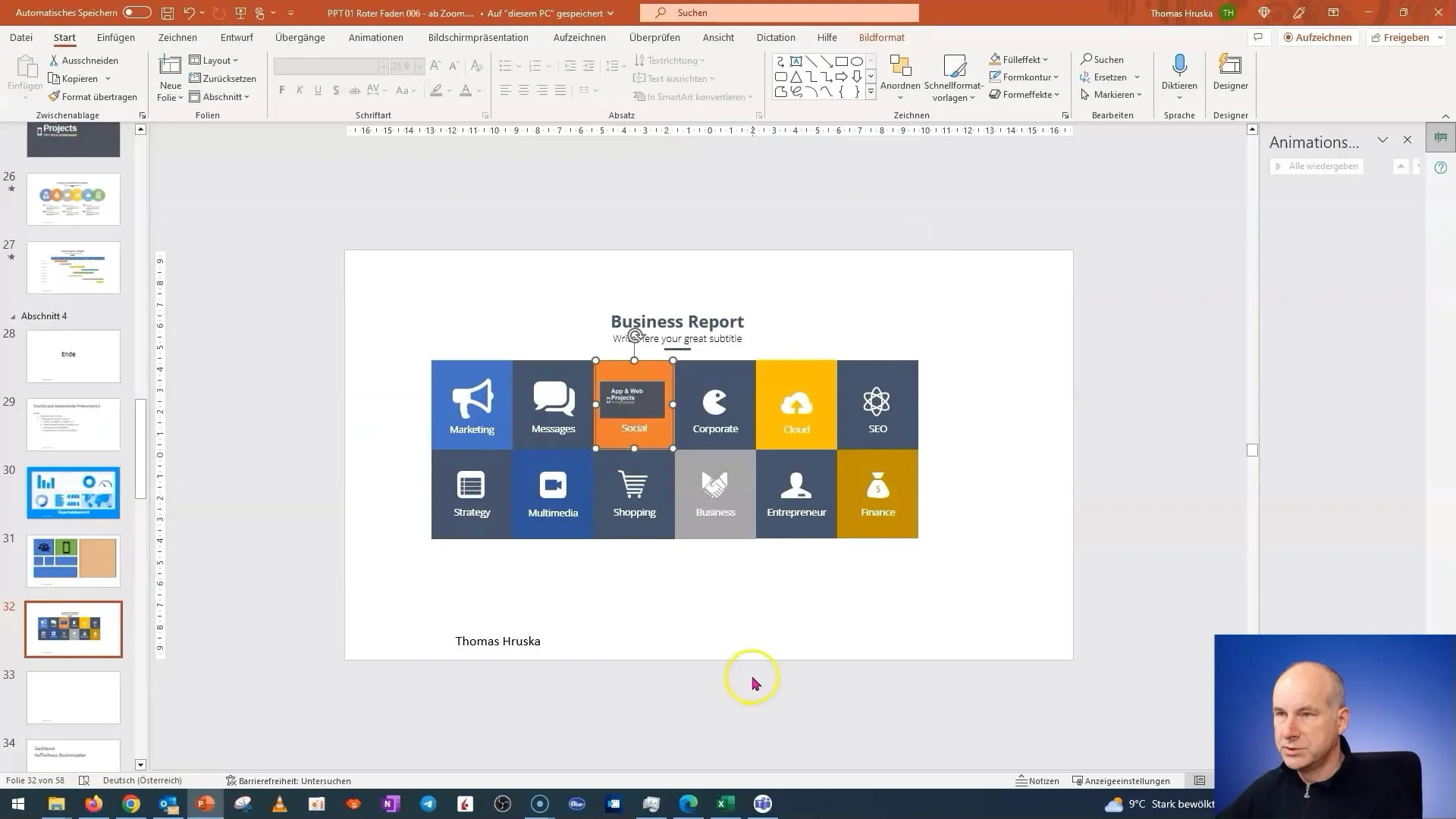 Crear un panel interactivo de mosaicos en PowerPoint