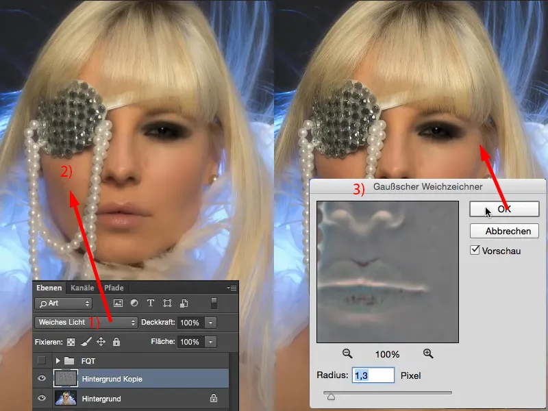 Looks & Styles avec Photoshop - Image de la peau et retouche