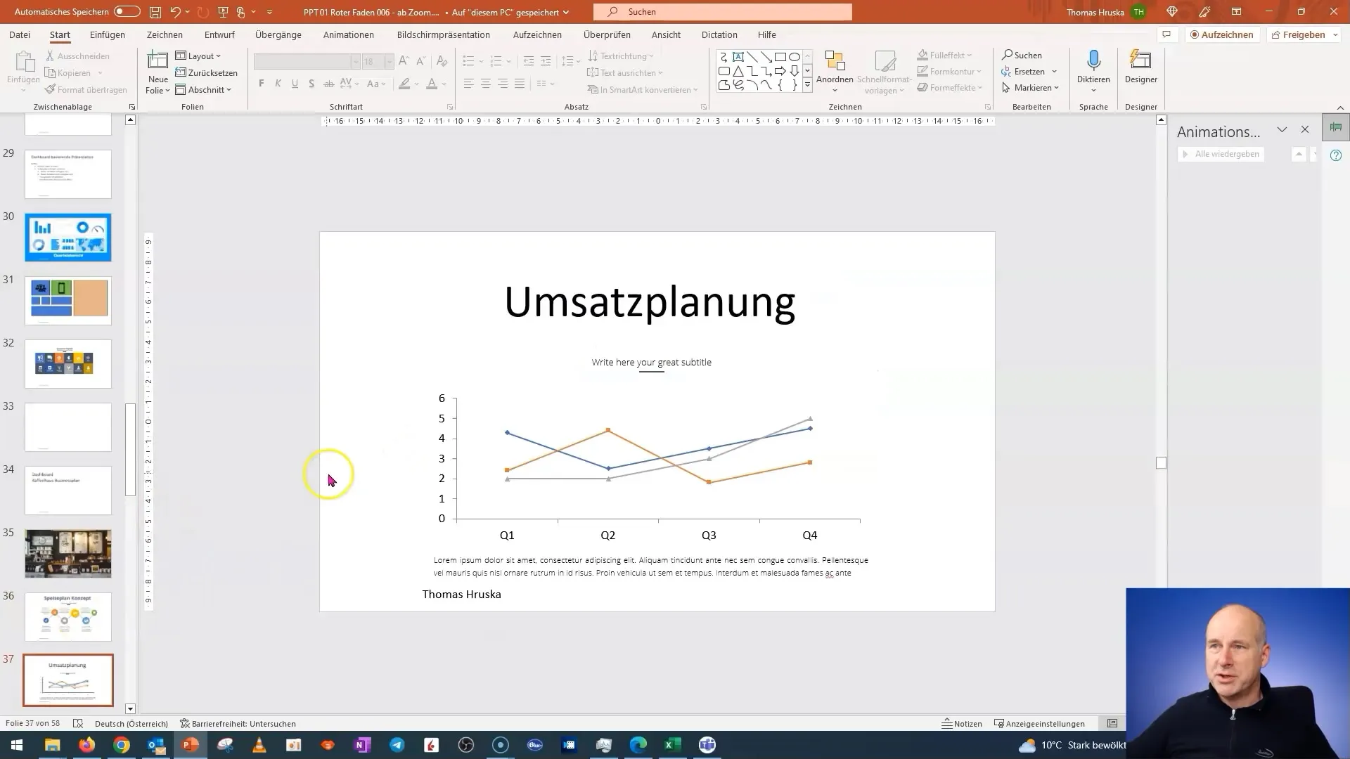 Sebuah rencana bisnis lengkap dalam satu slide