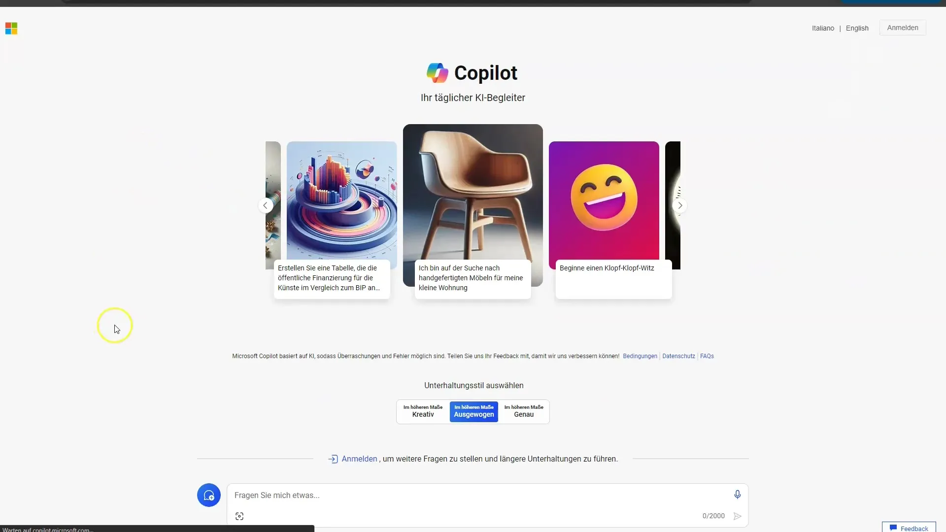 Microsoft Copilot: Guida alla piattaforma web gratuita