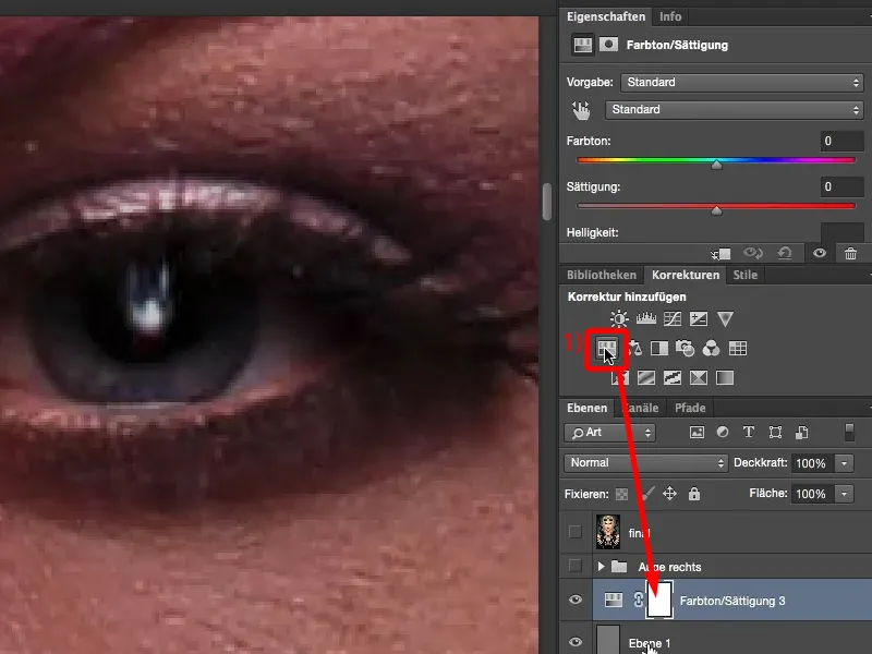 Retouch Mata dengan Photoshop - Penyuntingan Gaya