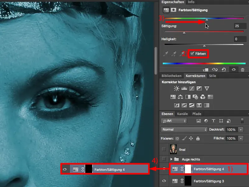 Изгледи и стилове с Photoshop - ретуширане на очите