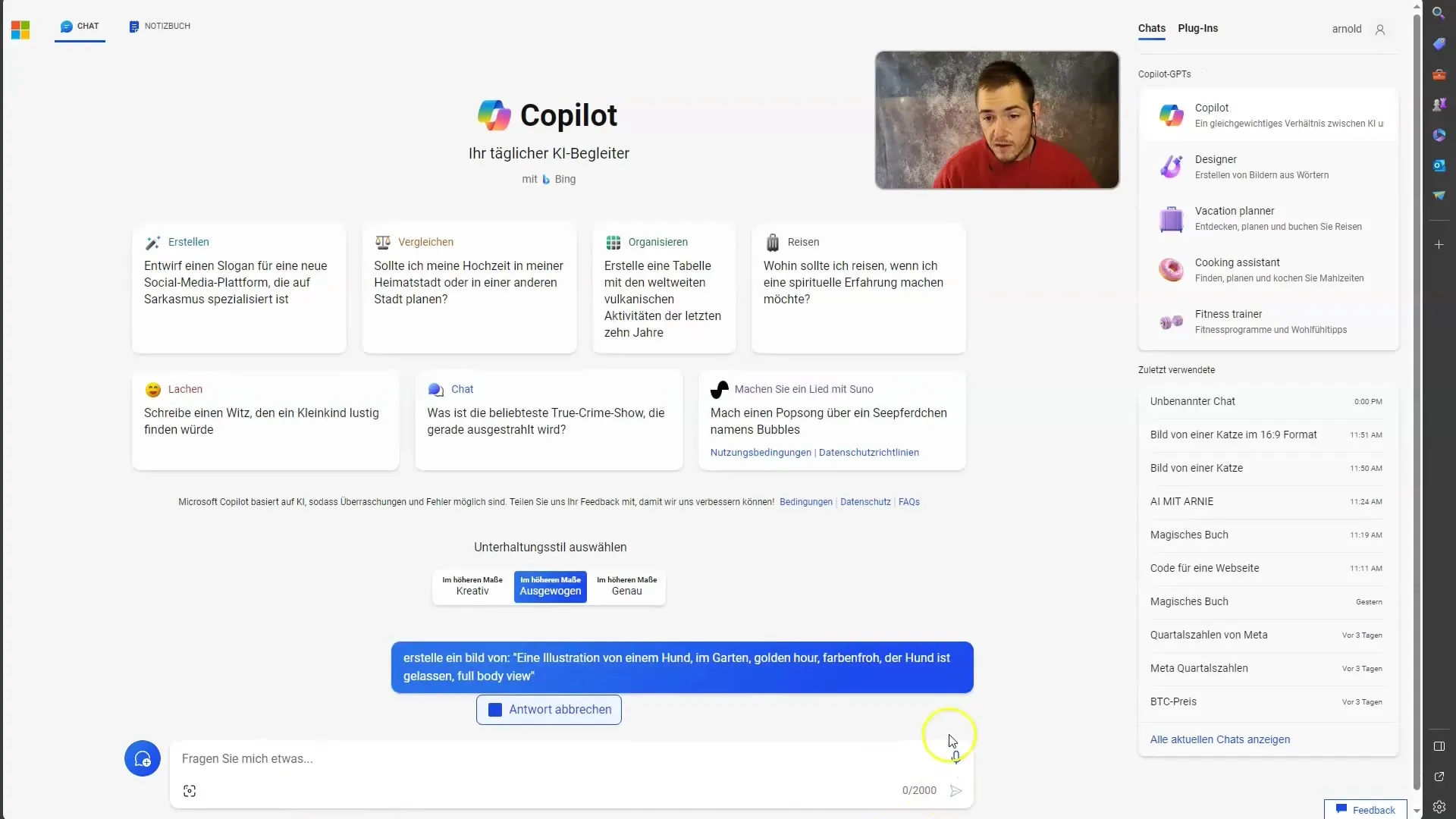 Optimization of image generation with DALL-E in Microsoft Copilot