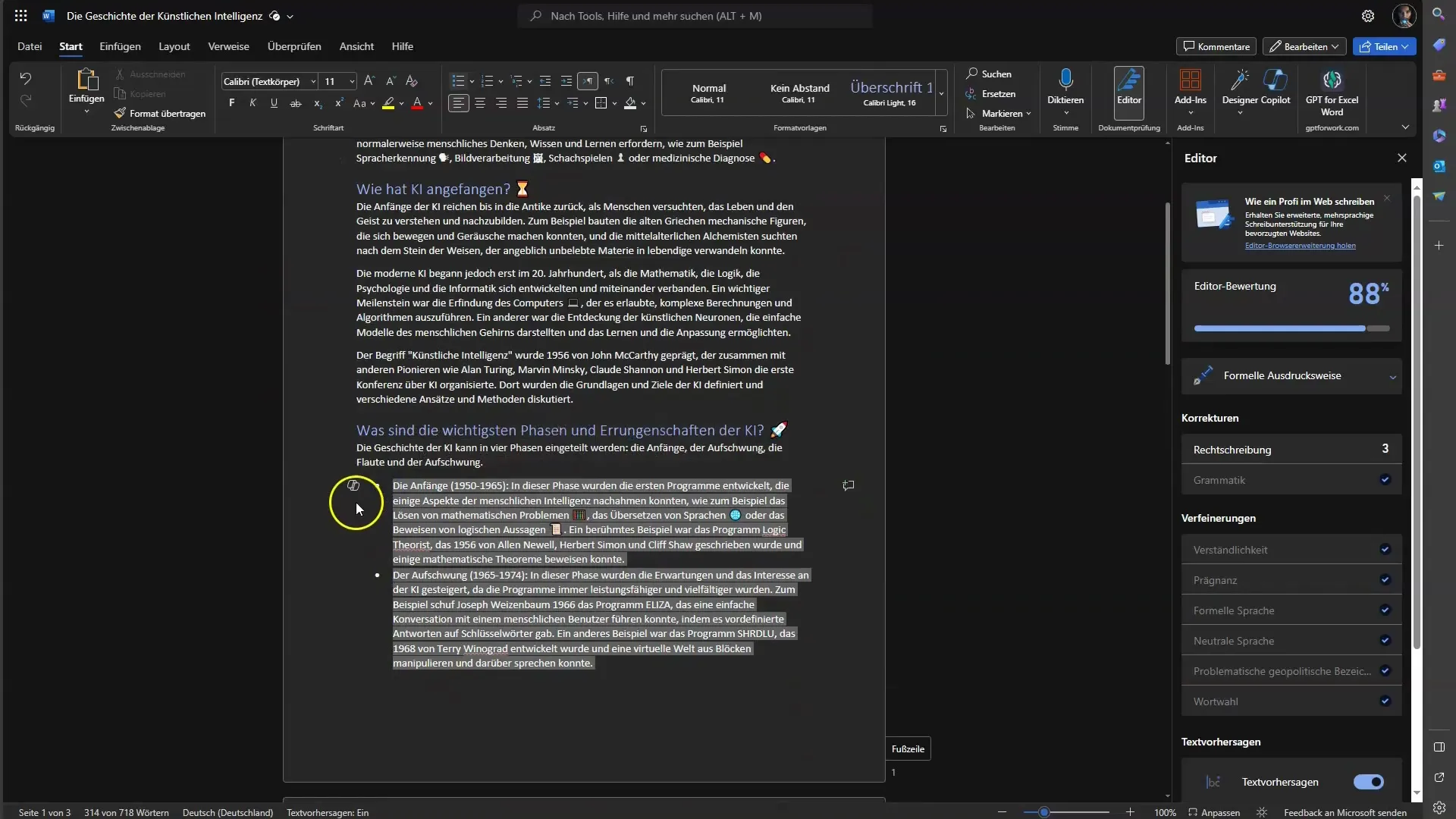 Optimální využití Microsoft Copilotu v aplikaci Word