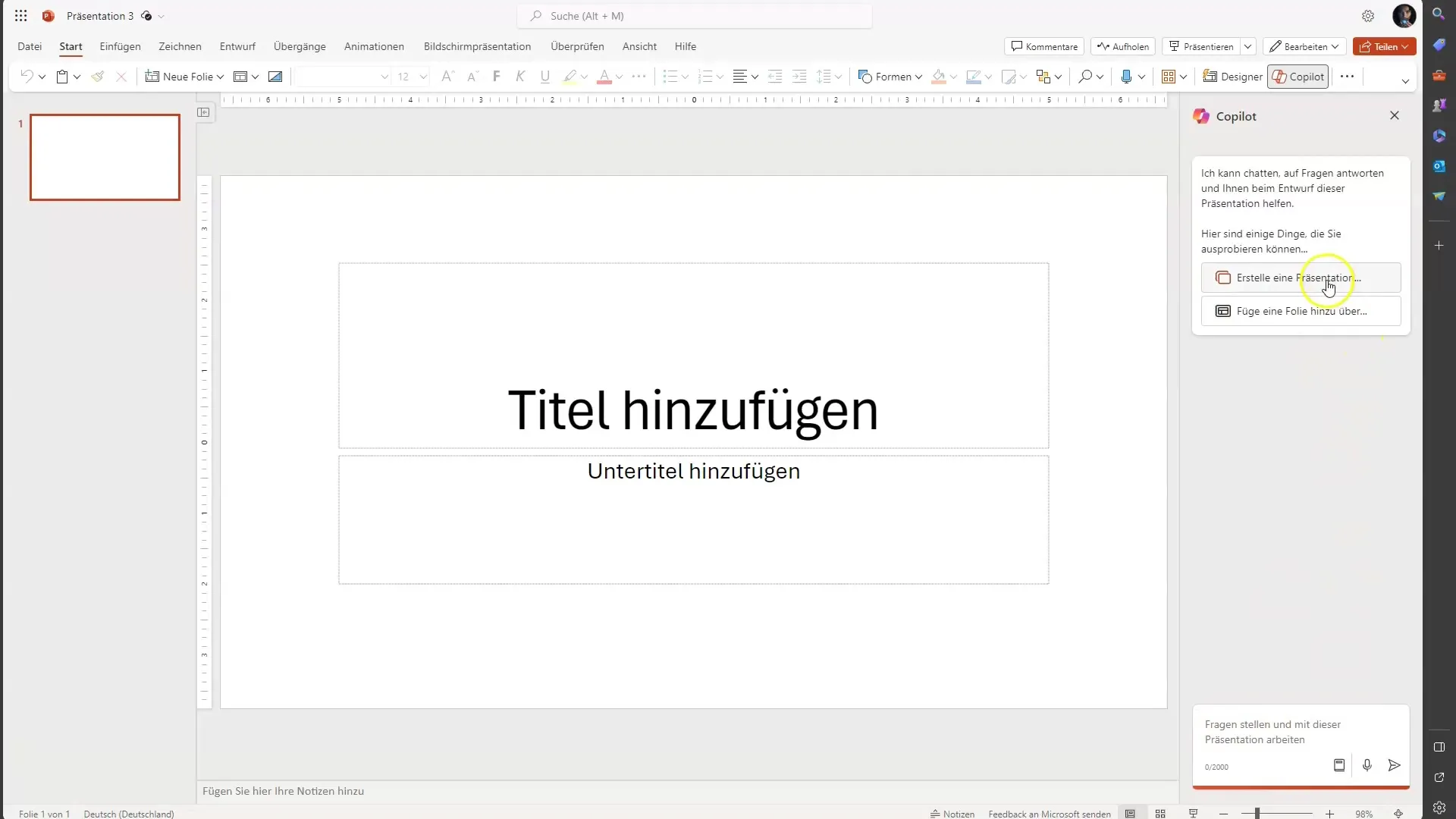 Microsoft Copilot in PowerPoint: Rapid creation of effective presentations