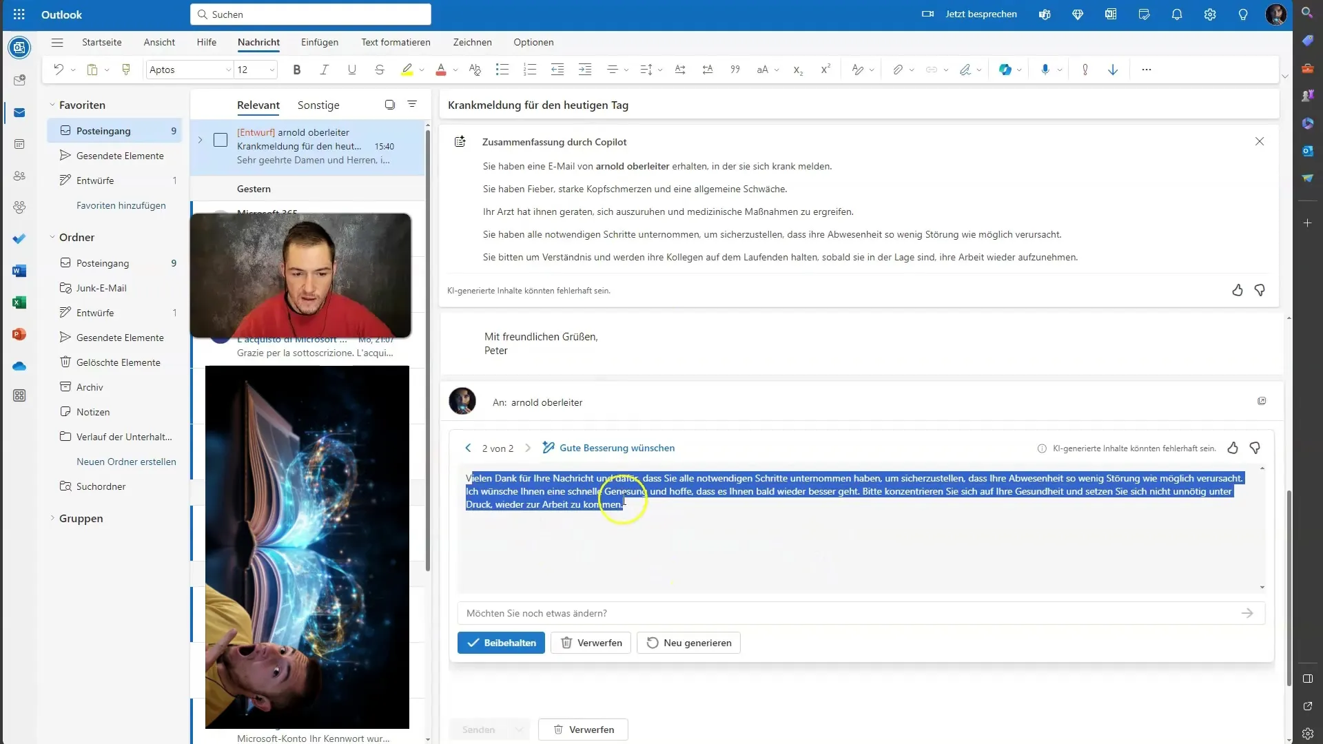 Эффективное управление электронной почтой с Microsoft Copilot в Outlook