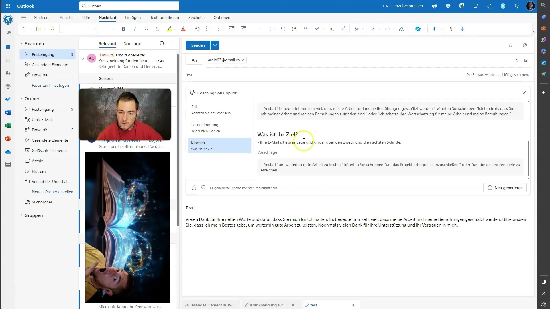 Efficiënter e-mailbeheer met Microsoft Copilot in Outlook