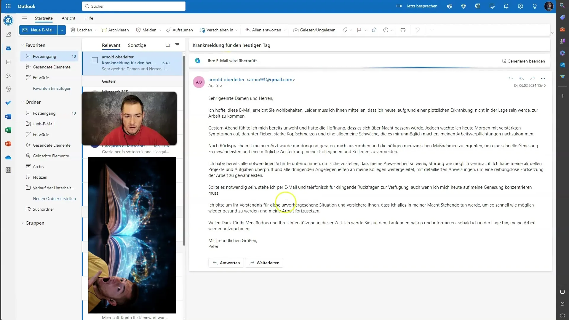 Efektivnější správa e-mailů s Microsoft Copilot v Outlooku