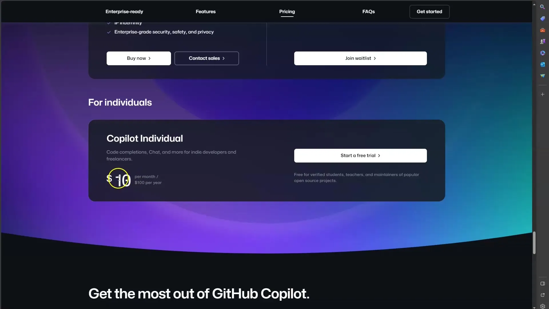 GitHub Copilot: Optimization for developers through AI