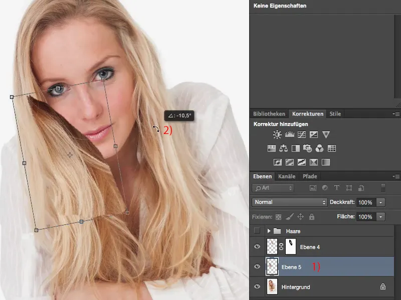 Looks & Styles med Photoshop - Hår perfektionering