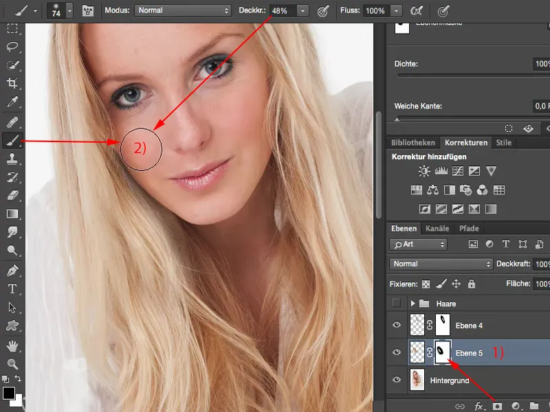 Looks & Styles med Photoshop - Perfektionera håret