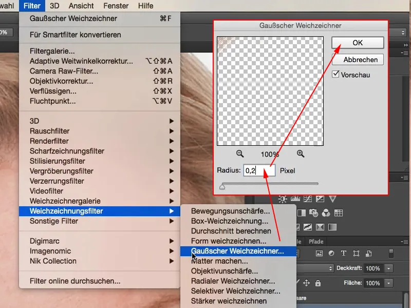 Memperindah dan Meningkatkan Gaya menggunakan Photoshop - Memperbaiki Rambut