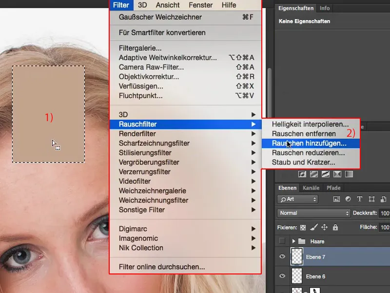 Att förbättra utseendet och stilen med Photoshop - att perfekta håret