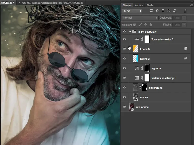 Looks & Styles with Photoshop - Non-destructive vs. destructive working methods