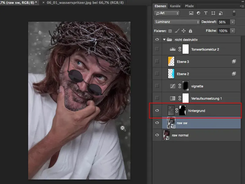 Tampilan dan Gaya dengan Photoshop - Pendekatan Non-destruktif vs. destruktif