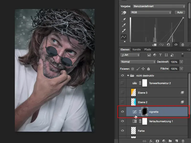 Tampilan dan Gaya dengan Photoshop - Pendekatan Non-destruktif vs. destruktif