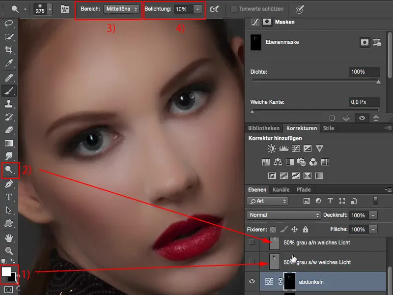 Looks & Styles con Photoshop - Dodge & Burn