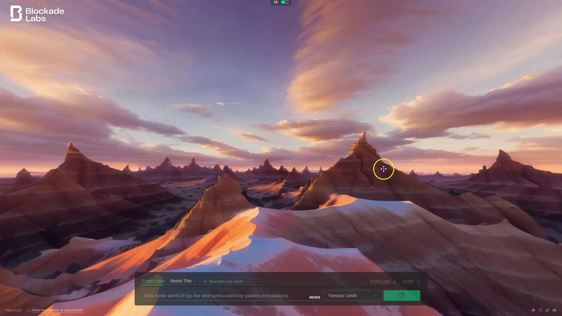 Create 3D landscapes with skybox easily