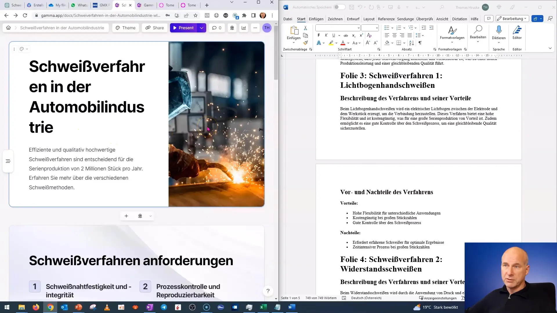 PowerPoint-presentasjonsoppsett med AI-verktøy enkelt utført