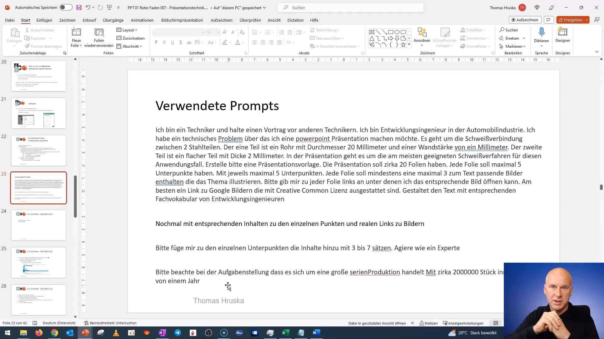 Skapa en professionell PowerPoint-presentation med ChatGPT