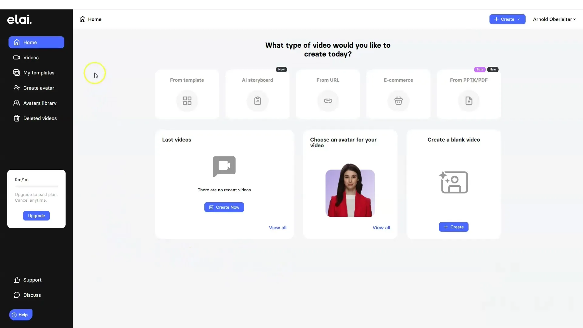 Create impressive AI videos easily with Elai.io