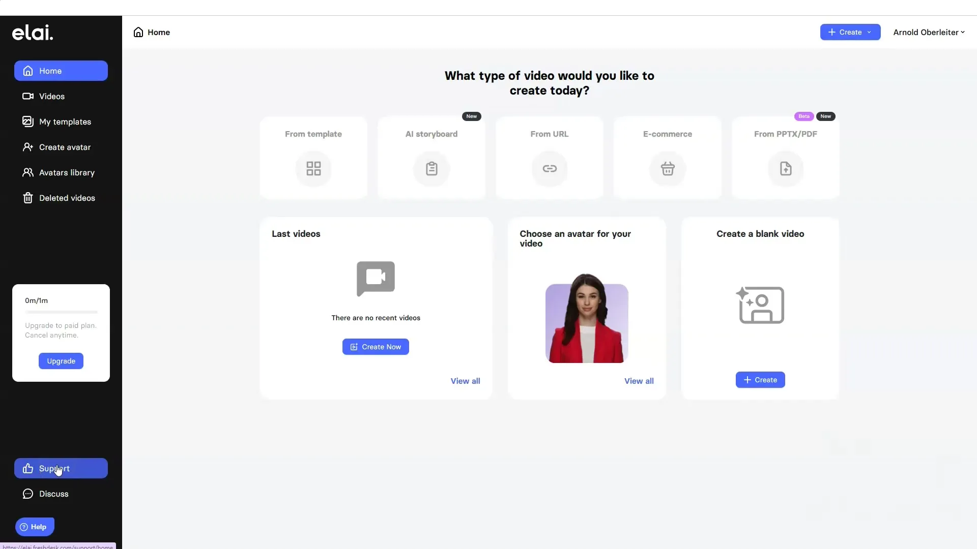 Create impressive AI videos easily with Elai.io