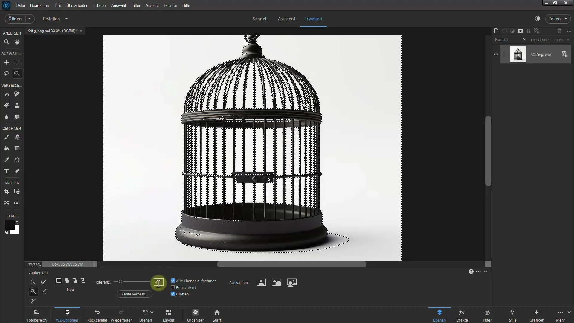 4 metode efektif untuk penyisipan bebas di Photoshop Elements