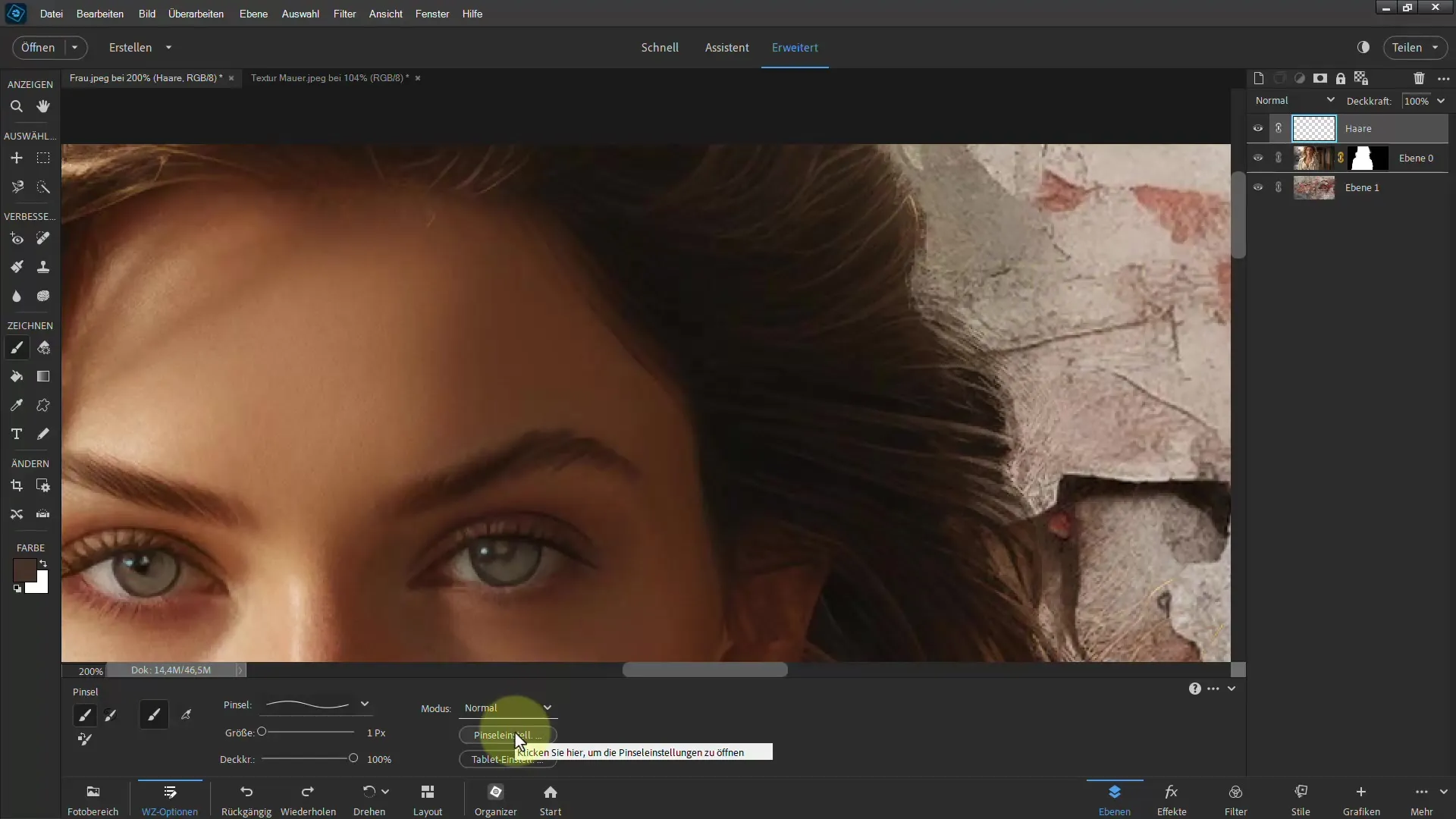 Hair masking made easy - a tutorial with Photoshop Elements