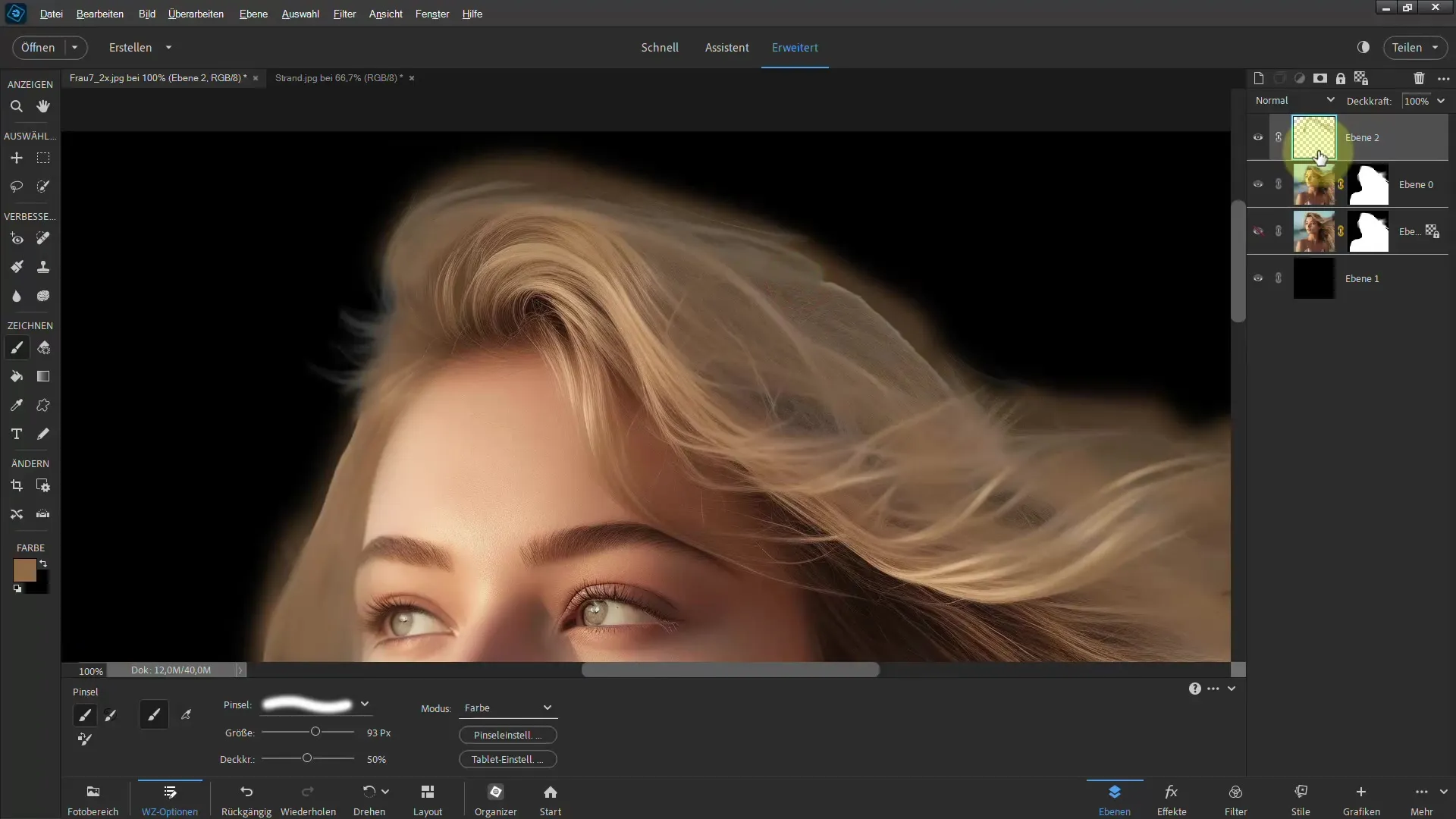 Extracting hair: Step-by-step guide with Photoshop Elements