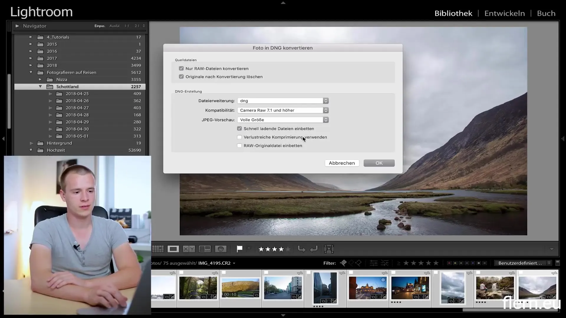 Formato DNG in Lightroom: vantaggi e guida pratica